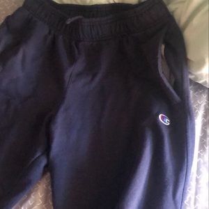 Navy blue Champion sweatpants men’s size medium